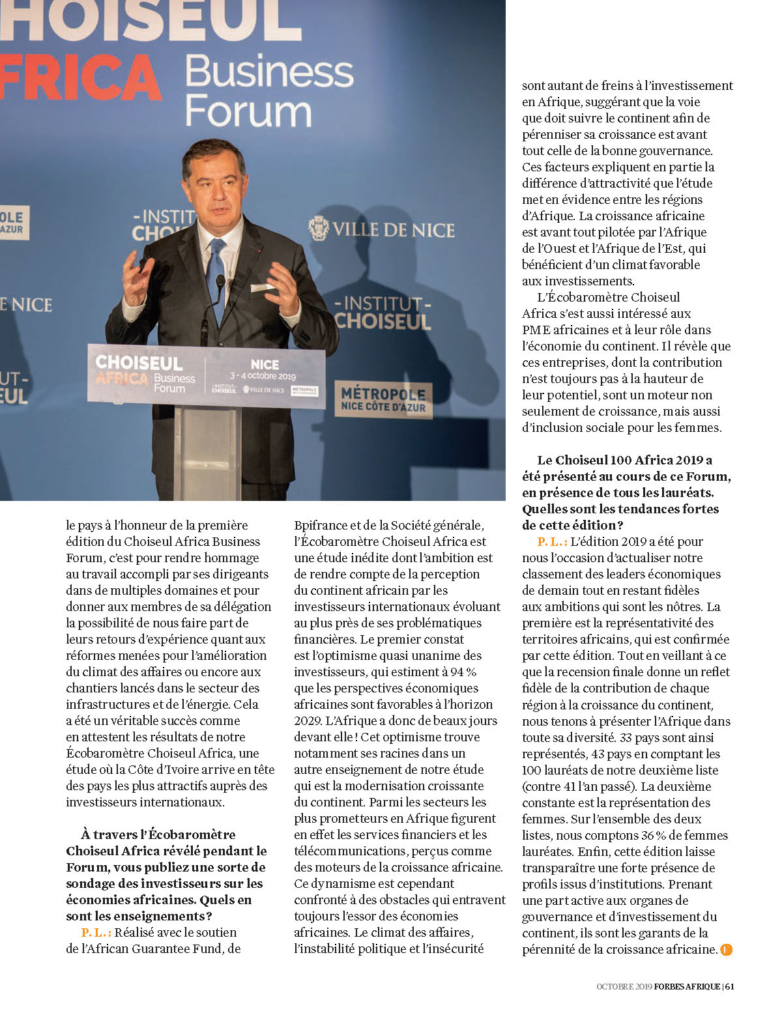 1. dossier forbes afrique choiseul 100 africa good page 04