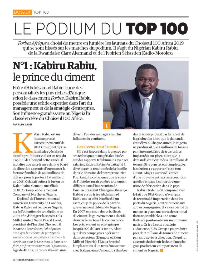1. dossier forbes afrique choiseul 100 africa good page 09