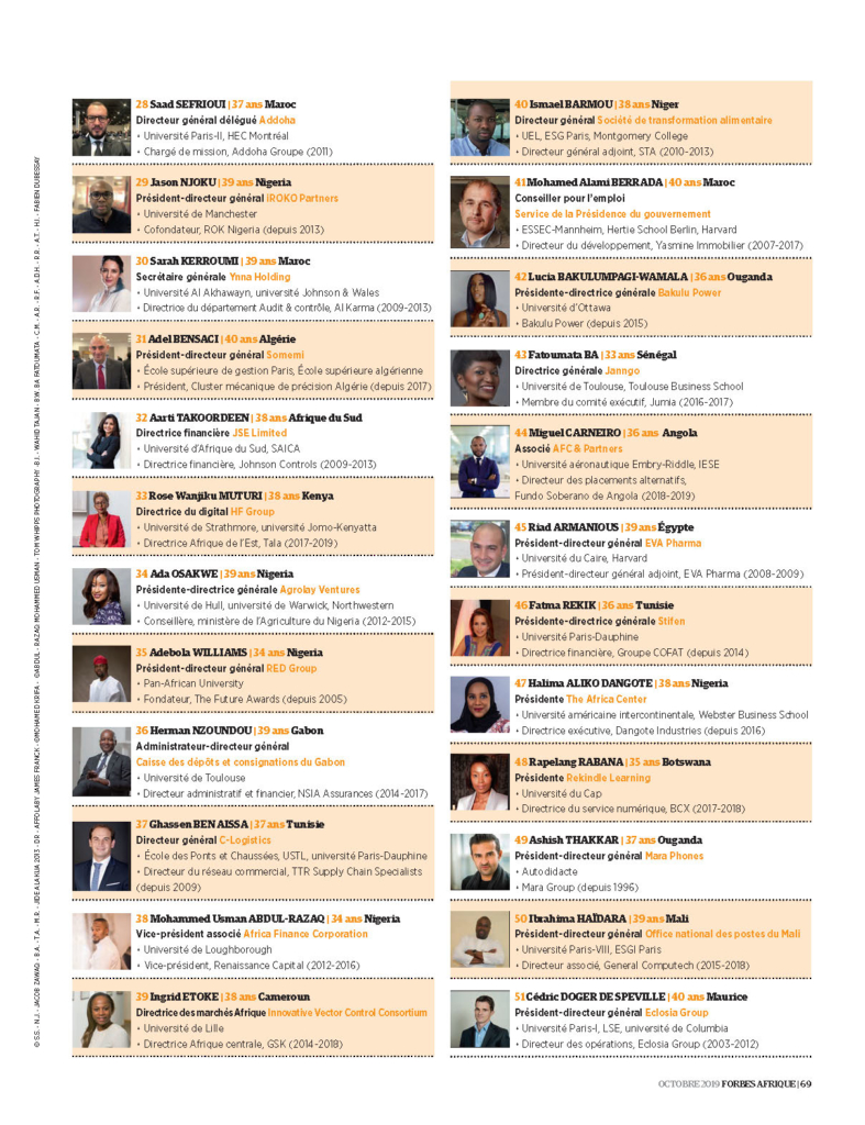 1. dossier forbes afrique choiseul 100 africa good page 12